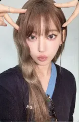 【中古】コレクションカード(女性) LE SSERAFIM/サクラ(SAKURA)/裏面黒・青/CD「HOT」(Weverse Albums ver.)封入フォトカードB ver.B