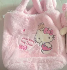 ふわふわ ハローキティ ピンク色 バッグ