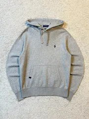 S ポロラルフローレン 新モデル パフォーマンス ネイビーポニー フリース フーディー Tシャツ グレー