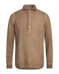 ボリオリ メンズ トップス シャツ BOGLIOLI デニムシャツ Taupe トープのサムネイル