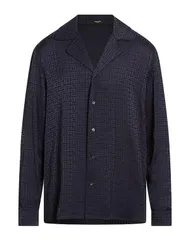 バルマン メンズ トップス シャツ BALMAIN 柄入りシャツ Midnight Blue ブルーのサムネイル