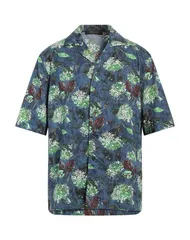 メッサジェリエ メンズ トップス シャツ MESSAGERIE 柄入りシャツ Navy ネイビーのサムネイル