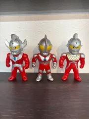 ウルトラマン  ソフビ人形 ３体まとめ