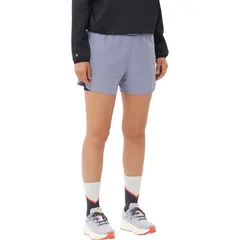 サロモン レディース ボトムス カジュアルパンツ Salomon Shakeout 2in1 4in Short Womens Blue Granite ブルー