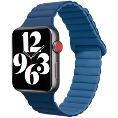 【新品】 BinGeLi コンパチブル アップルウォッチ バンド シリコン 磁吸引式ループ 自由調整 Apple Watch バンド スポーツ 磁気素材 耐衝撃 防汗 肌にやさしい 交換ベルト38mm 40mm 41mm 42mm 44mm 45mm 49 1