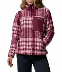 コロンビア レディース アウター コート プリント ジャケット Columbia West Bend Plaid Print Stand Collar Long Sleeve Kangaroo Poc