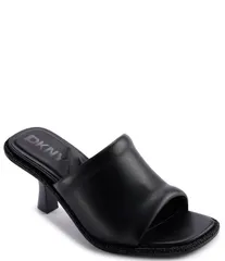 ダナキャラン レディース シューズ サンダル DKNY by Donna Karan Reading Slide Sandals Black ブラックのサムネイル