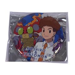 デジモン アニメイト 泉光子郎＆テントモン 缶バッジ - メルカリ