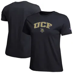 チャンピオン レディース トップス Tシャツ ロゴ Womens Champion Black UCF Knights Arched Over Logo TShirt Ucf Black ブラック