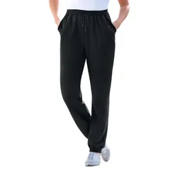 ウーマン ウィズイン レディース ボトムス カジュアルパンツ プラスサイズ トール フリース Woman Within Womens Plusize Tall Better Fleece Jogger Sweatpant Black ブラック