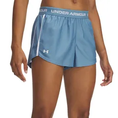 アンダーアーマー レディース ボトムス ハーフパンツ・ショーツ ショートパンツ Womens Under Armour Tech Play Up Shorts Blue Smoke スモーク