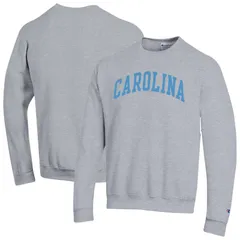 チャンピオン メンズ トップス Tシャツ スウェット フリース ヒール Mens Champion Heather Gray North Carolina Tar Heels Basic Arch Fleece Pullover Sweatshirt Unc