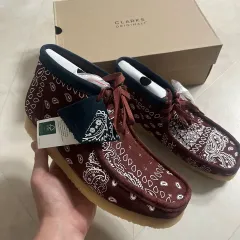 新品 クラークス ワラビー ブーツ ブリック ペイズリー 265 270 275