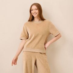 CONNSE コンセ ペタルスリーブニット風トップス ホワイト - メルカリ