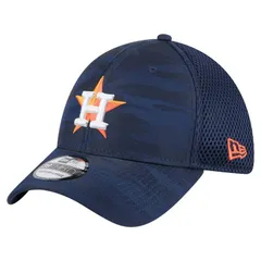 ニューエラ メンズ アクセサリー 帽子 Mens New Era Navy Houston Astrosubtle Camo 39THIRTY Flex Hat Ast Navy ネイビー