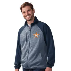 カール バンクス メンズ アウター ジャケット・ブルゾン Mens GIII Sports by Carl Banks Navy Houston Astros Runners Raglan FullZのサムネイル