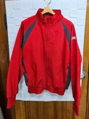 ニューバランス レッド ウィンドブレーカー ジャージ ジャケット S