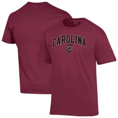チャンピオン メンズ トップス Tシャツ ロゴ MensChampion Garnet South Carolina Gamecocks Arch Over Logo TShirt Scred レッド