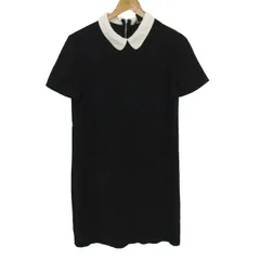 アルマーニエクスチェンジ ワンピース 半袖 ブランド トップス 黒 白 レディース USA 2サイズ ブラック×ホワイト ARMANI EXCHANGE 【中古】のサムネイル