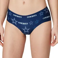 アンブランデッド レディース アンダーウェア パンツ プリント ニット Unbranded Womens Conceptsport Navy Dallas Cowboys Mosaic Allover Print Knit Panty Cow Navy ネイビ