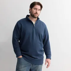 ソノマ メンズ アウター ニット・セーター ハーフジップ トール フリース Big Tall Sonoma Goods For Life Sweater Fleece Quarter Zipullovのサムネイル