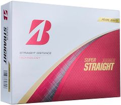 BRIDGESTONE SUPER STRAIGHT Golf Balls, 2025 Model, 12-Pack, Pearl White, T5GXma