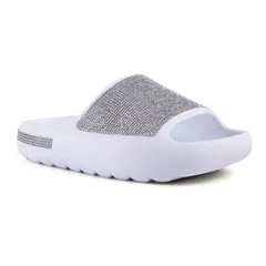 ロンドンラグ レディース シューズ サンダル London Rag DUMBA Diamante Womens Pool Sliders White ホワイト