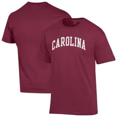 チャンピオン メンズ トップス Tシャツ Mens Champion Garnet South Carolina Gamecocks Basic Arch TShirt Scred レッド