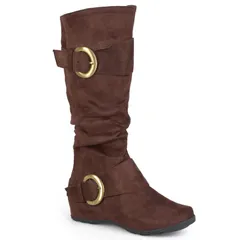 ジュルネ コレクション レディース シューズ ブーツ・レインブーツ Journee Collection Jester Womens KneeHigh Boots Brown ブラウン