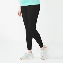 Tek Gear レディース ボトムス カジュアルパンツ レギンス マタニティ Maternity Tek GearR Ultrastretch 78 Leggings Mineral Black ブラック