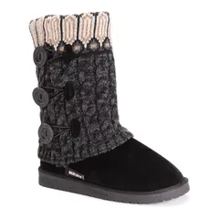 ムクルクス レディース シューズ ブーツ・レインブーツ MUK LUKS Cheryl Womenslipper Boots Ebony