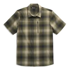アウトドアリサーチ メンズ トップス シャツ 半袖 Outdooresearch Astroman ShortSleeve Sun Shirt Mens Ranger Green Plaid グリーンのサムネイル