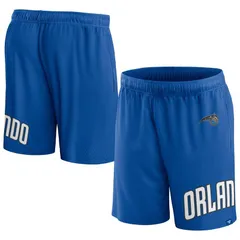 ファナティクス レディース ボトムス ハーフパンツ・ショーツ メッシュ ショートパンツ Mens Fanatics Branded Blue Orlando Magic Free Throw Meshorts Mag Blue ブルー