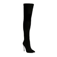 ロンドンラグ レディース シューズ ブーツ・レインブーツ London Rag Womens ThighHigh Boots Black ブラック