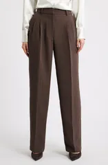 オープンエディット レディース ボトムス デニムパンツ Open Edithe Curator Trousers Brown Seal ブラウン
