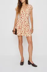 リフォーメーション レディース トップス ワンピース Reformation Olivia Fit Flare Dress Arlington