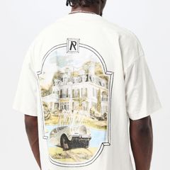 リプレゼント メンズ トップス Tシャツ ジャージー Represent Mens Revere Manor Premium Slub Jersey TShirt Aged White ホワイト