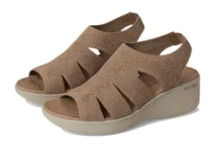スケッチャーズ レディース シューズ ヒール SKECHERS PierLite Memory Maker Mocha モカのサムネイル