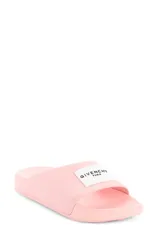 ジバンシー レディース シューズ サンダル Givenchy Label Slide Sandal Blush Pink ピンク