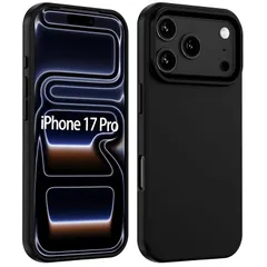【新品】 【DIFAYA】対応 iPhone17 Pro ケース マットブラック 米軍MIL規格 ワイヤレス充電対応 iPhone17 プロ カバー 柔軟性 TPU素材 薄型 軽量 レンズ保護 アイフォン17 プロ ケース 黒い 6.3インチ 1