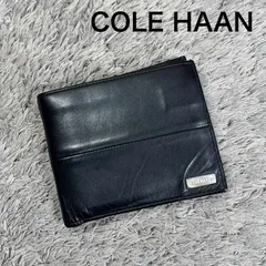 COLE HAAN コールハーン 二つ折り財布 レザー ブラック
