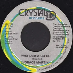 7” Horace Martin / The Chariot Ri Wha Dem A Go Do / Dub Style 2040 Crystal D /00080