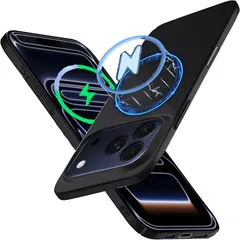 【新品】 Wojiaozvlf 極薄 iphone17pro用 ケース Magsafe対応 薄型 マグネット搭載 iphone 17 pro用 ケースPCマット質感 超軽量 黄変防止 指紋防 擦り傷防止 手触り良い 全面保護 超耐磨 耐衝撃カストラップホー 1