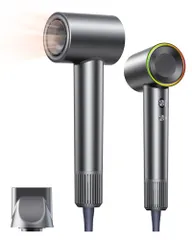 【業界最強・革命的な高速ヘアドライヤー・36m/s瞬?速乾・超軽量】ドライヤー 大風量 5億高濃度マイナスイオン 静電気抑制 NTC温度制御システム 恒温ヘアケア 静音 コンパクト 疲れない 過熱保護 髪質改善 髪が荒れない 4段階温度調節  b171fb01