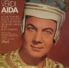 LP Giuseppe Verdi - Leonie Rysane Aida (Groser Querschnitt) C04728581 Dacapo /00260