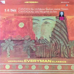 LP Johann Sebastian Bach Cantata No. 13 / Meine Seufzer, Meine Tranen / Cant SRV244SD Vanguard /00260