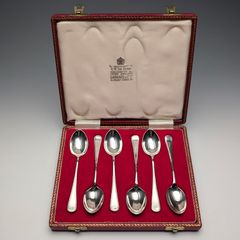 山崎金属工業 YAMACO 純銀スプーン アテネコーヒースプーン6本 山崎金属工業 YAMACO 純銀スプーン アテネコーヒースプーン6本 - メルカリ