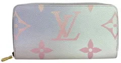 ルイヴィトン 長財布 ジッピーウォレット M81340 スプリング イン ザ シティ モノグラム 財布 サンライズパステル ジャンボモノグラム LV ヴィトン ビトン　美品　ルイビトン LOUIS VUITTON