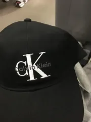 Calvin Klein カルバン・クライン ブラック ベースボールキャップ CK ロゴ ベースボールキャップ ブラック 新品