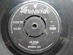 7” Brenda Lee As Usual / Lonely Lonely Lonely Me 05899 Brunswick /00080